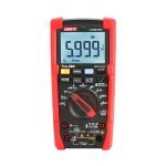 UT-18B PRO MULTIMETRO DIGITAL TRUE RMS 1000V AC/DC 10A AC/DC C/CAPACIMETRO Y TEMPERATURA/ PRUEBA D/ LED:12V "UNI-T"