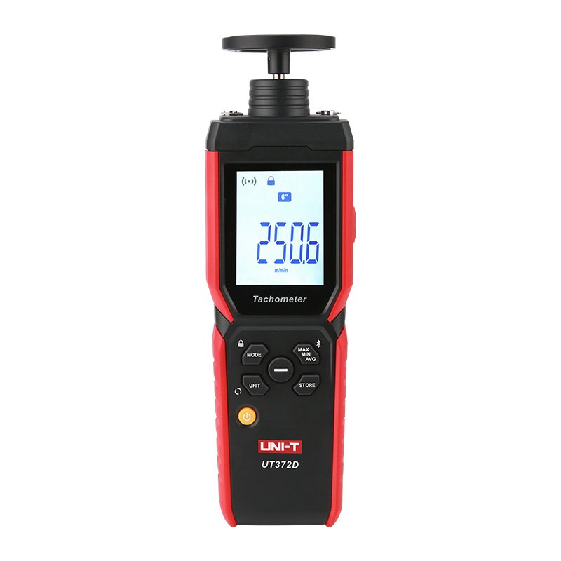 UT372D-1.jpg UT-372D TACOMETRO DIGITAL 2 EN 1 (RPM D/ CONTACTO 19,999 Y RPM SIN CONTACTO 99,999)APP BLUETOOTH (ANDROID)/PANTALLA LCD GIRATORIO "UNI-T" - Imagen 1