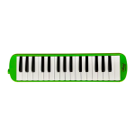 VGS-32K-GR MELODICA 32 TECLAS VERDE C/ESTUCHE "VILLEGAS"