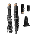VGS-CLA-17K CLARINETE NEGRO C/17 LLAVES PLATEADAS - MADERA COMPUESTA "VILLEGAS" - Imagen 2