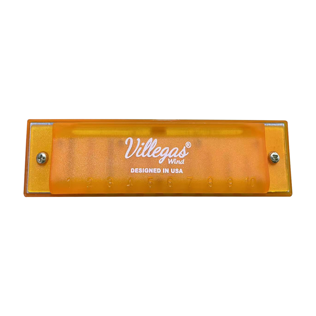 VGS-H10-OR-WEB.png VGS-H10/OR ARMONICA NARANJA 10 AGUJEROS/DOBLE FILA C/PROTECTOR ABS "VILLEGAS" - Imagen 1