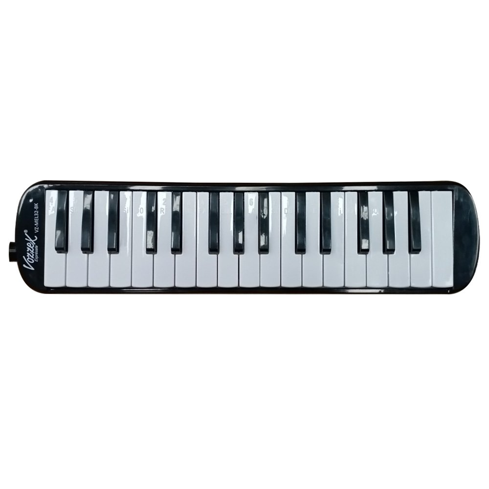 VZ-MEL32-BK-para-web.jpg VZ-MEL32-BK MELODICA 32 TECLAS C/ESTUCHE DE LONA, MANGUERA Y BOQUILLA - NEGRO «VOZZEX» - Imagen 1