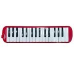 VZ-MEL32-RD MELODICA 32 TECLAS C/ESTUCHE DE LONA, MANGUERA Y BOQUILLA – ROJO «VOZZEX»
