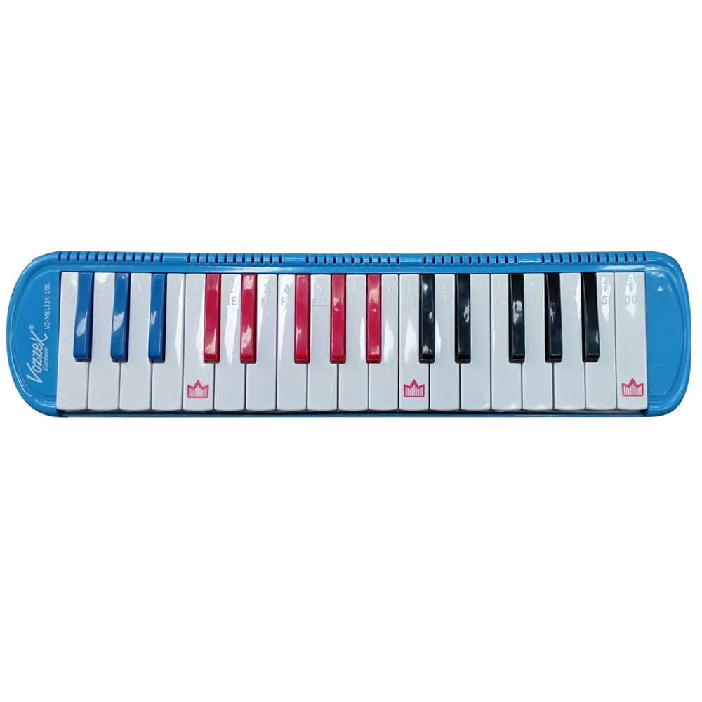 VZ-MEL32K-1-BL-web-1.jpg VZ-MEL32K-1/BL MELODICA 32 TECLAS (DE COLORES) C/ESTUCHE DE LONA, MANGUERA Y BOQUILLA - AZUL «VOZZEX» - Imagen 1