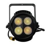 BDW0450-A PAR LED EXTERIOR WATERPROOF  IP55 4X50W CREE 2XBLANCO CALIDO 2XBLANCO FRIO MODO: MANUAL/AUTO/SONIDO/DMX/MASTER-SLAVE POTENCIA NOMINAL DE 180W C/POWERCON«BIG DIPPER» - Imagen 2