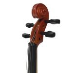 HSP-VIL-1/2 VIOLIN 1/2 COLOR MADERA BRILLANTE C/ESTUCHE C/ARCO C/GOMA DE PEZ "HISPANOS" - Imagen 5