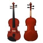 HSP-VIL-4/4 VIOLÍN 4/4 COLOR MADERA BRILLANTE C/ESTUCHE C/ARCO C/GOMA DE PEZ "HISPANOS"
