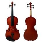 HSP-VMT-4/4 VIOLÍN 4/4 COLOR MADERA MATE C/ESTUCHE C/ARCO C/GOMA DE PEZ "HISPANOS"