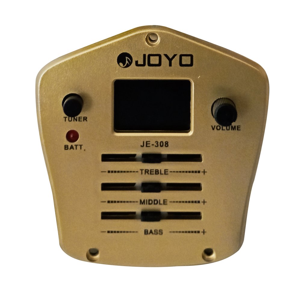 je-308-frente-web.jpg JE-308 ECUALIZADOR 3 BANDAS+ AFINADOR P/GUITARRA "JOYO" - Imagen 1