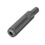 LN-158-2 JACK 3.5MM CON RESORTE PLATEADO «L&N-ACOUSTICS» - Imagen 2