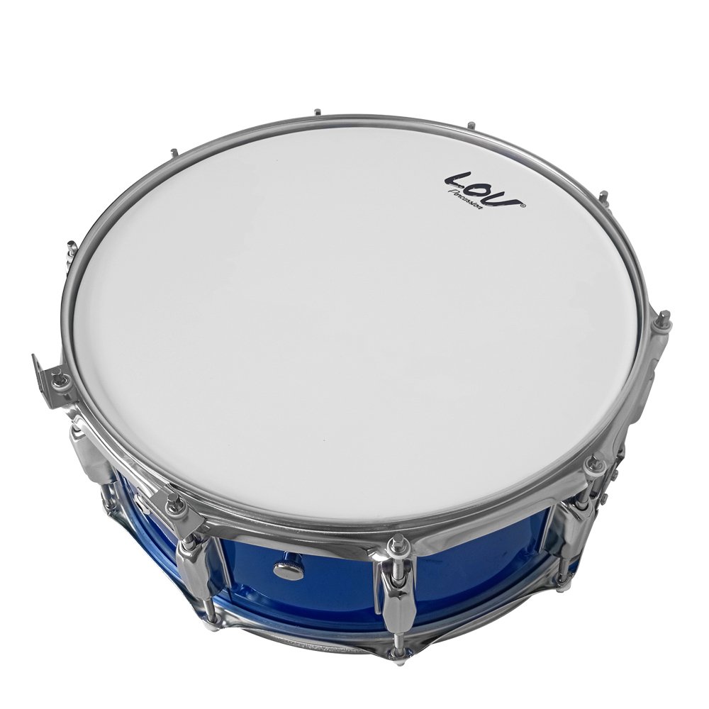 lv-tr-bl-web.jpg LV-TR-BL TAROLA 14"X5.5" AZUL C/SORDINA "LOV" - Imagen 1