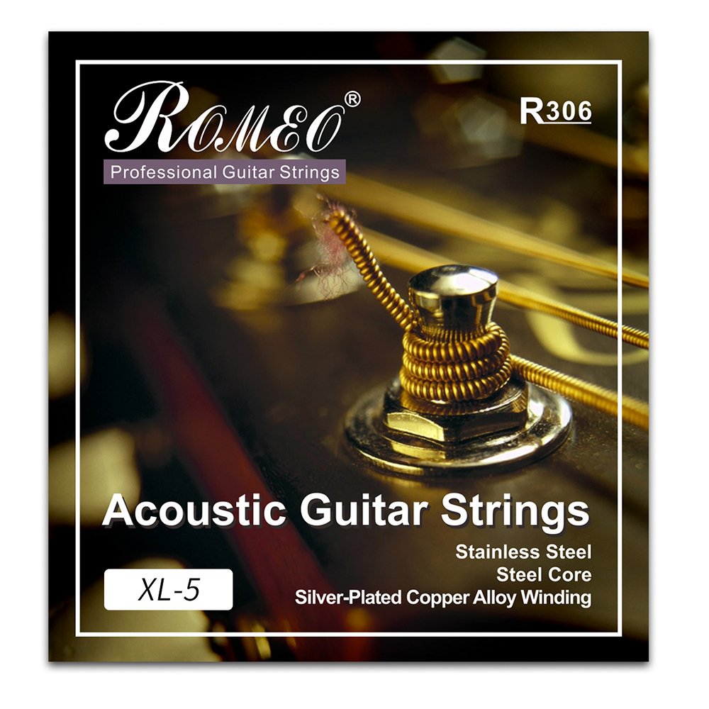 r306-xl-5.jpg R306-XL-5 QUINTA CUERDA DE METAL DIA. 0.039" P/GUITARRA ACÚSTICA «ROMEO» - Imagen 1