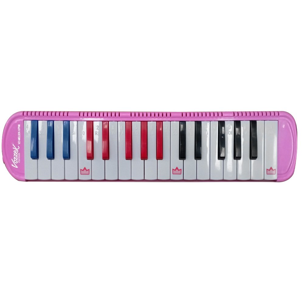 vz-mel32k-1-pnk-para-web.jpg VZ-MEL32K-1/PNK MELODICA 32 TECLAS (DE COLORES) C/ESTUCHE DE LONA, MANGUERA Y BOQUILLA – ROSADO «VOZZEX» - Imagen 1