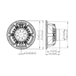 WAN123.00 PARLANTE 12” 8 OHM NEODIMIO 1000W - BOBINA CCAW 3” "LAVOCE" - Imagen 2