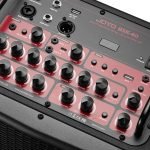 BSK-40 AMPLIFICADOR PARA GUITARRA NEGRO LF 1X6.5" HF 1X2.75" 40W RMS C/DSP (CHORUS, DELAY & REVERB), BATERIA RECARGABLE, BT, USB DC OUT 5V-1A C/ SOPORTE PARA PEDESTAL «JOYO» - Imagen 5