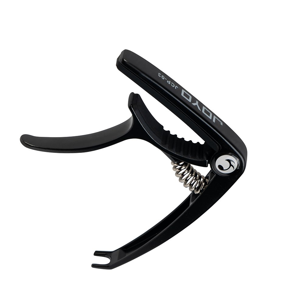 JCP-03BK-1.jpg JCP-03BK CAPOTRASTE DE METAL NEGRO P/GUITARRA ACÚSTICA Y ELÉCTRICA «JOYO» - Imagen 1