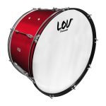 LV-BM-2614RD BOMBO PARA MARCHA 26*14 ROJO «LOV»