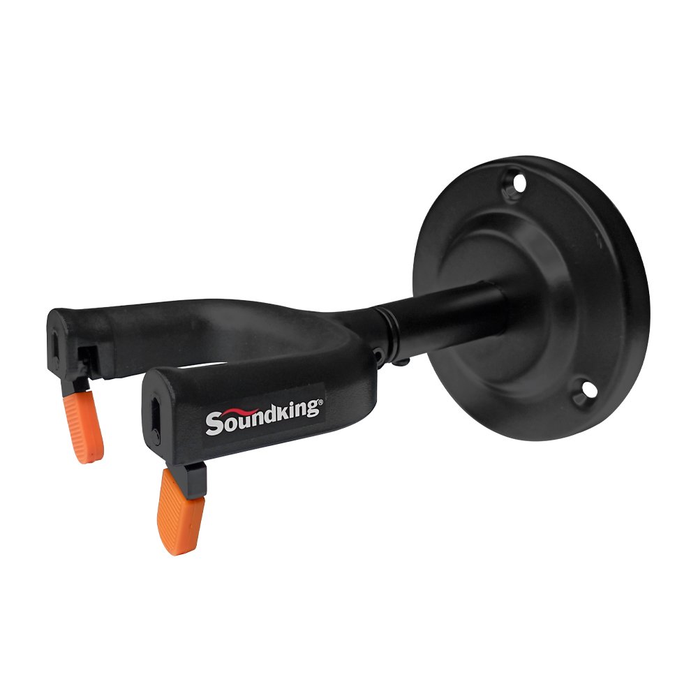 sg720_web.jpg SG720B SOPORTE DE GUITARRA PARA PARED CON BASE REDONDA Y SISTEMA RETRACTIL «SOUNDKING» - Imagen 1