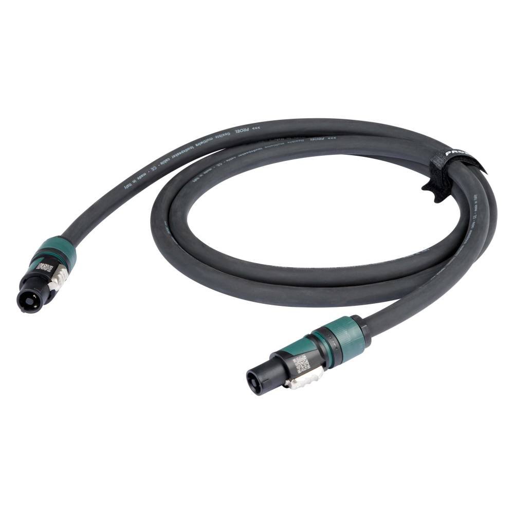 ESO2500LU025.jpeg ESO2500LU025 CABLE LINK C/CONECTORES NEUTRIK (SPEAKON 4 POLOS) 25CM "PROEL" - Imagen 1