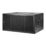 SW218XAV2 SUBWOOFER ACTIVO 2*18" (BOBINA 4") 4000W SPL 143DB CON DSP, SOFTWARE  PRONET AX, PROTOCOLO CANBUS / ETHERCON (NE8FAV) C/ CONECTORES NEUTRIK  «AXIOM»
