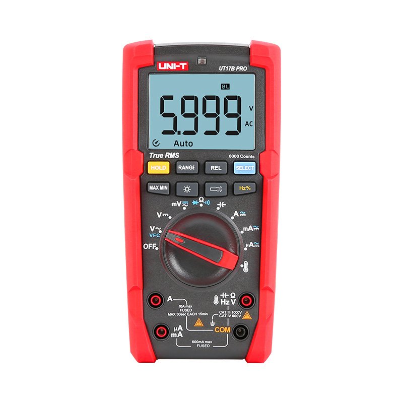 UT17B-PRO_1.jpg UT-17B PRO MULTIMETRO DIGITAL TRUE RMS 1000V AC/DC «UNI-T» - Imagen 1