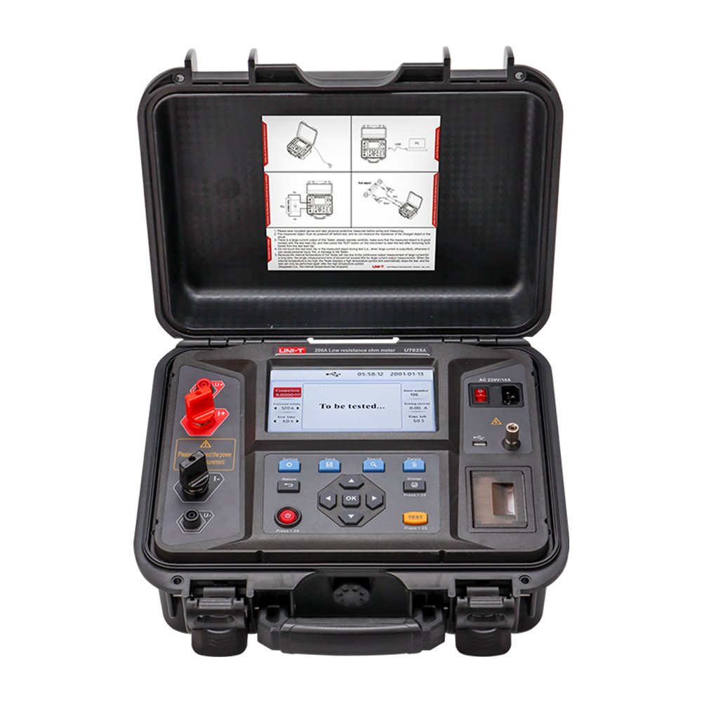 UT625A.jpg UT625A 100A/200A Low Resistance Ohm Meter «UNI-T» - Imagen 1