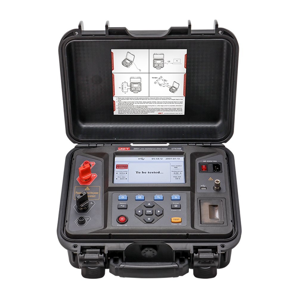 UT625B-1.jpg UT625B 100A/200A Low Resistance Ohm Meter «UNI-T» - Imagen 1