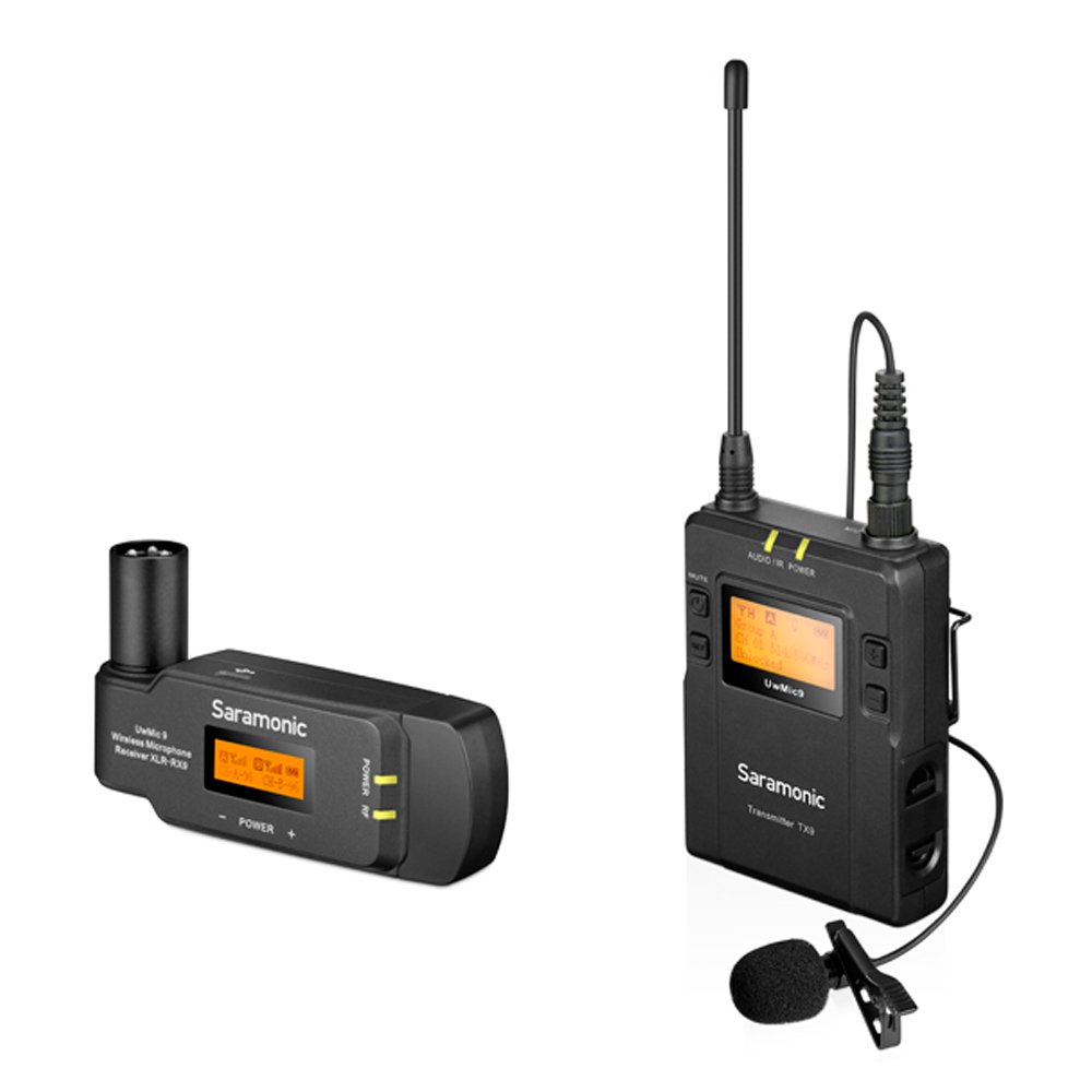 UwMic9-kit7.jpg UwMic9 kit7 Sistema de micrófono inalámbrico UHF con conector USB-C con micrófono solapero "SARAMONIC" - Imagen 1