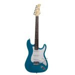 VZ-ST309-KIT/BL KIT COMPLETO DE GUITARRA ELÉCTRICA 39" COLOR AZUL CON AMPLIFICADOR 15W Y ACCESORIOS «VOZZEX»