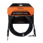 BJJ287/5M CABLE DE PLUG MONO  DE 6.3MM A PLUG MONO DE 6.3MM FORMA DE "L" 5M «SOUNDKING»