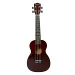 VZ-XU23-11BW UKELELE 23" CONCIERTO - COLOR MARRON C/FUNDA "VOZZEX"