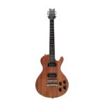 VZ-LP-01C/NAT  GUITARRA ELÉCTRICA T/LES PAUL 2 PASTILLAS 39" NATURAL (ESTILO MADERA) C/FUNDA «VOZZEX»