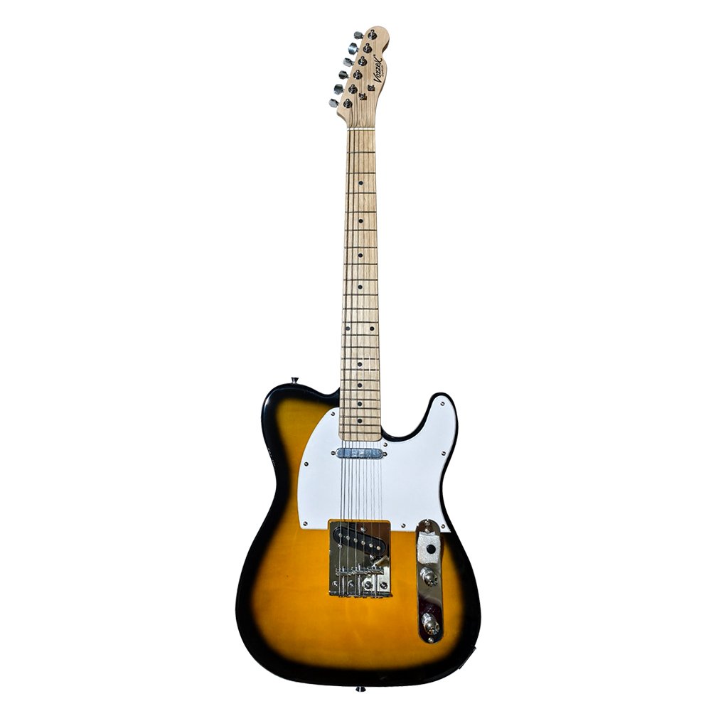 VZ-TL-012TS-WEB.jpg VZ-TL-012TS GUITARRA ELÉCTRICA T/TELECASTER 2 PASTILLAS COLOR SUNBURST C/GOLPEADOR BLANCO C/FUNDA «VOZZEX» - Imagen 1