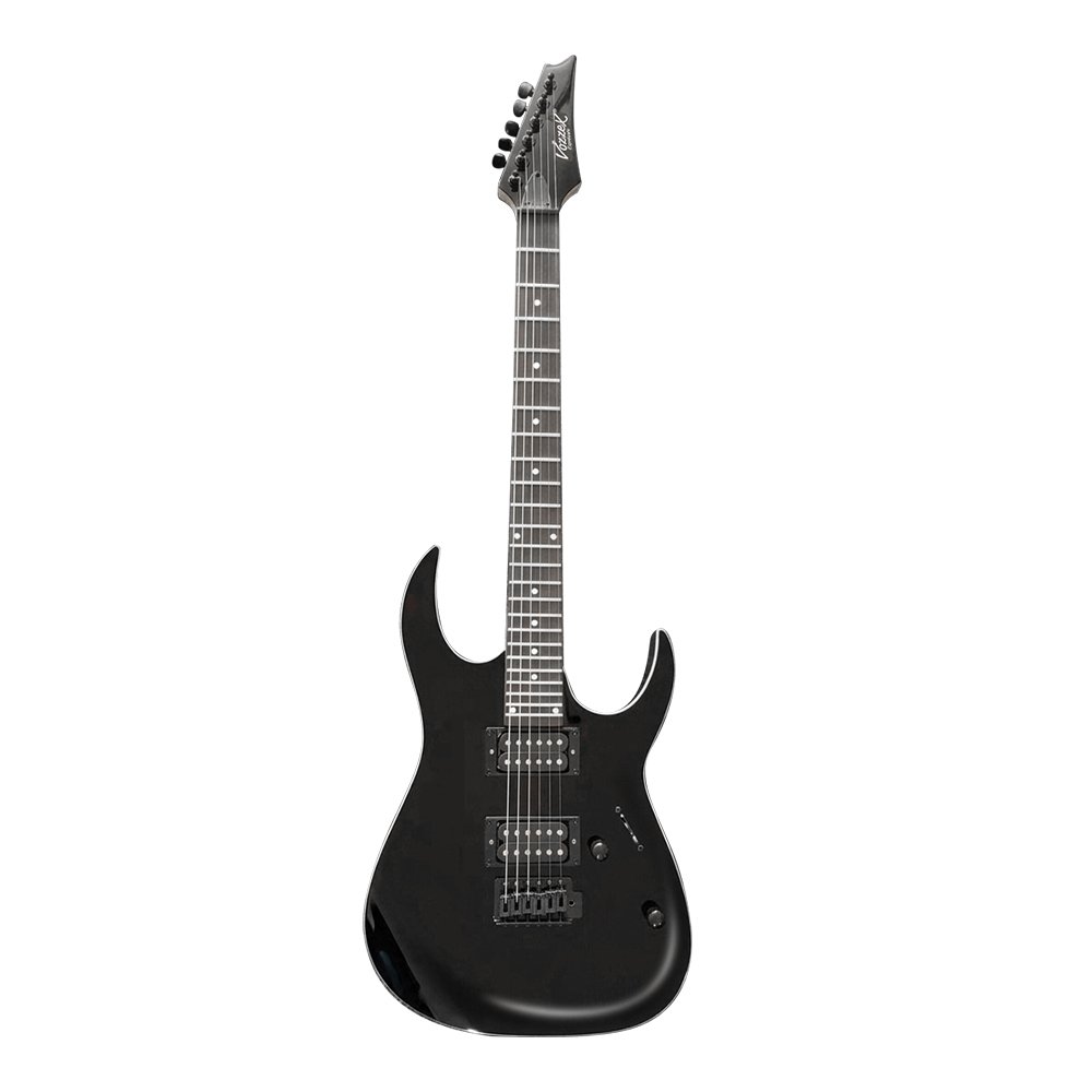 vz-ib-39bkmt-WEB.jpg VZ-IB/39BKMT GUITARRA ELÉCTRICA T/IBANEZ 2 PASTILLAS HUMBUCKER 39" NEGRO C/BORDE BLANCO «VOZZEX» - Imagen 1